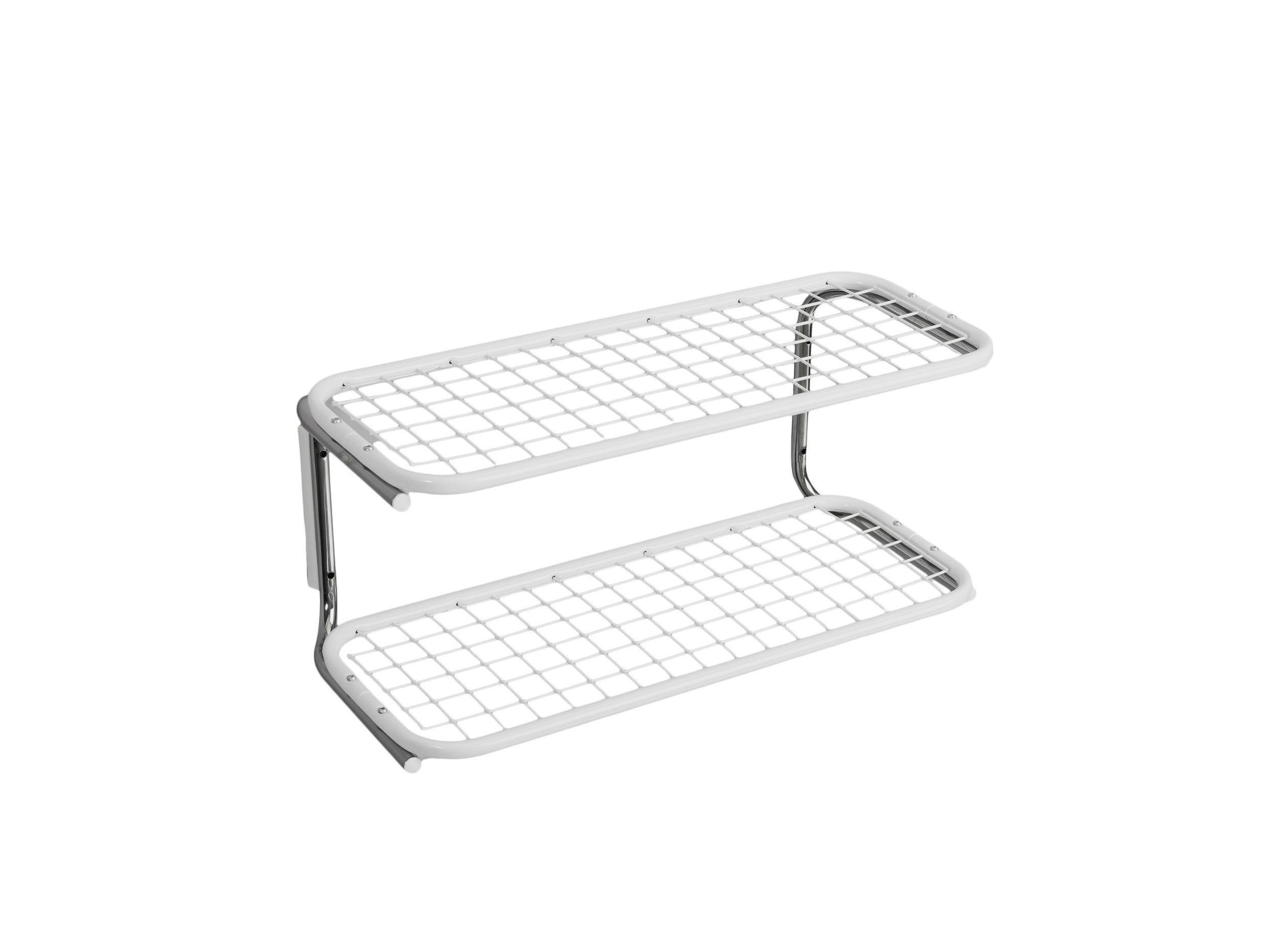 [product_category]-Essem Design Classic Shoe Rack 60 Cm, White/Chrome-Essem Design-7392157862062-650S-60 V/K-ESS-1