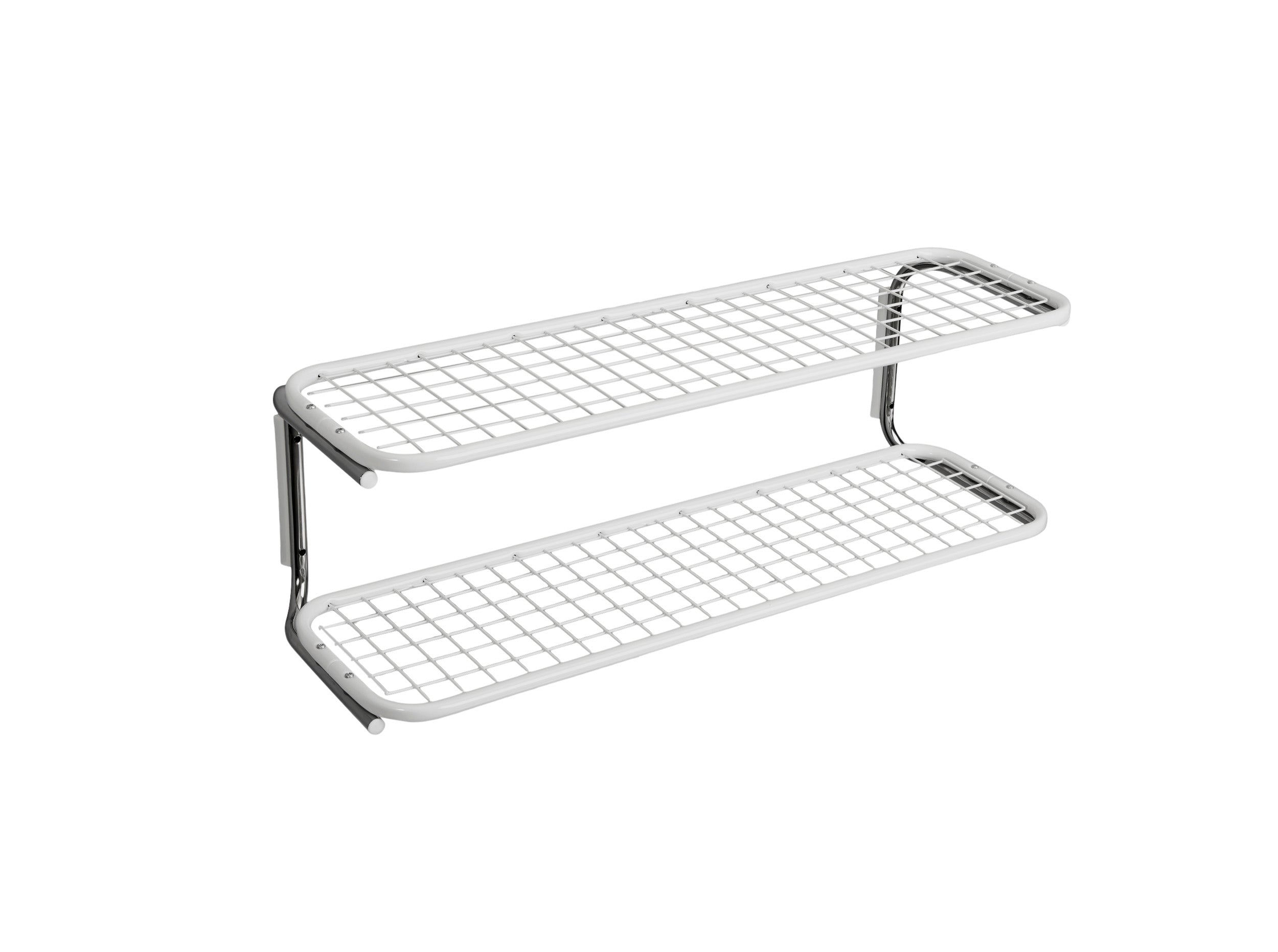 [product_category]-Essem Design Classic Shoe Rack 70 Cm, White/Chrome-Essem Design-7392157862079-650S-70 V/K-ESS-1