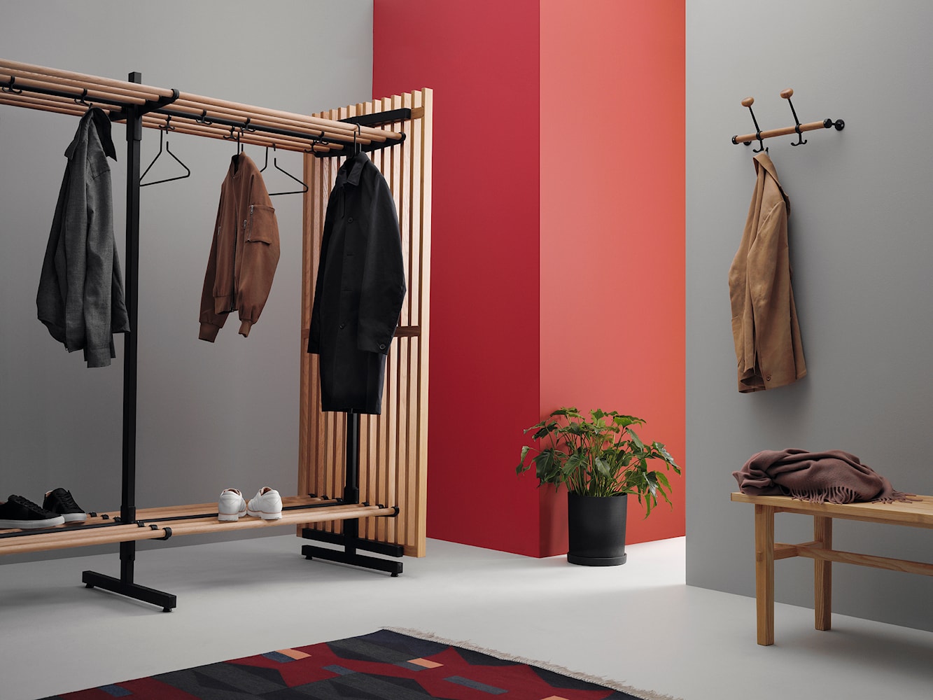 [product_category]-Essem Design Extension Part Dobbelt For Nostalgi Clothes Rack, White-Essem Design-T2-ESS-2