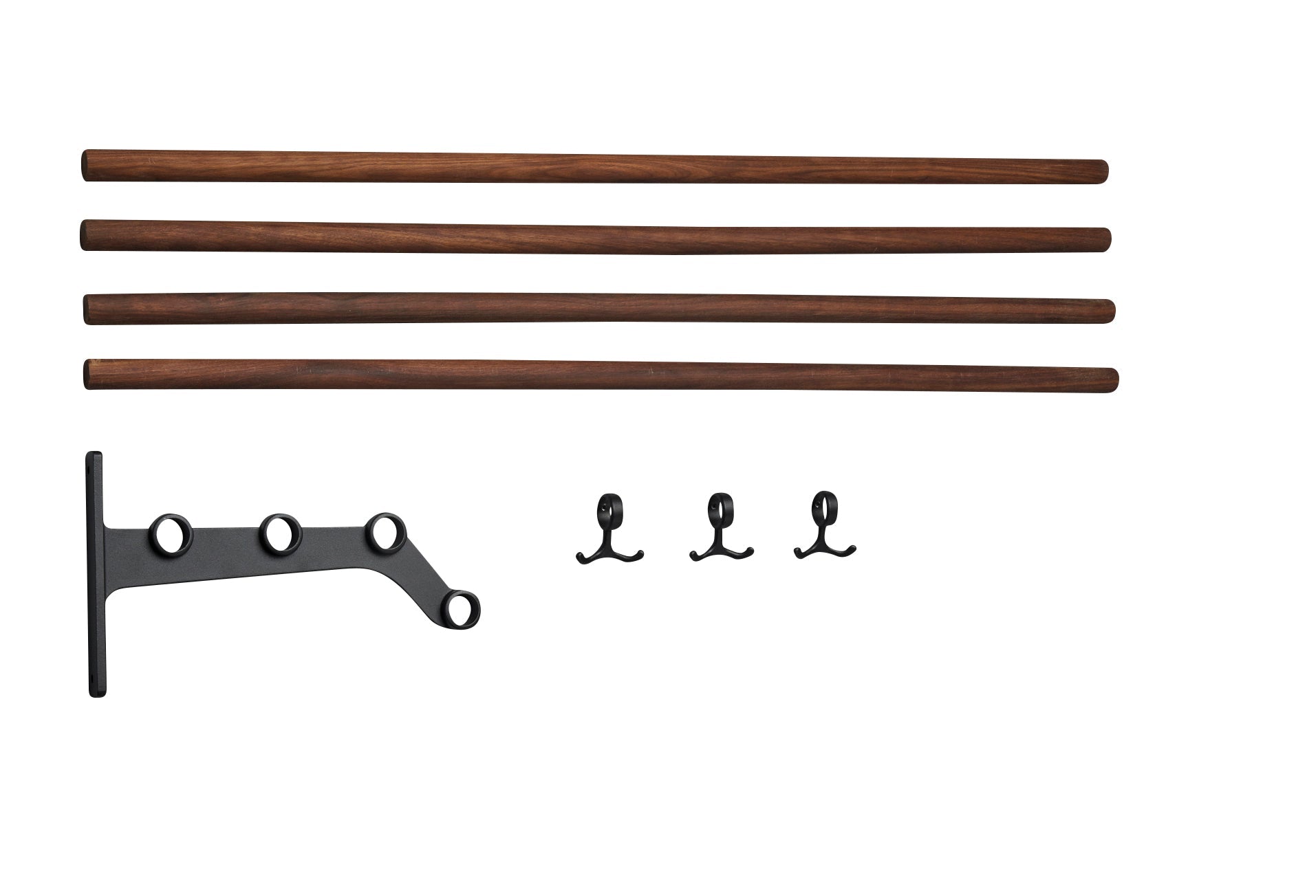 [product_category]-Essem Design Extension Part For Nostalgi 291 Hattehylde Walnut, Black-Essem Design-7392157018162-083291-ESS-1