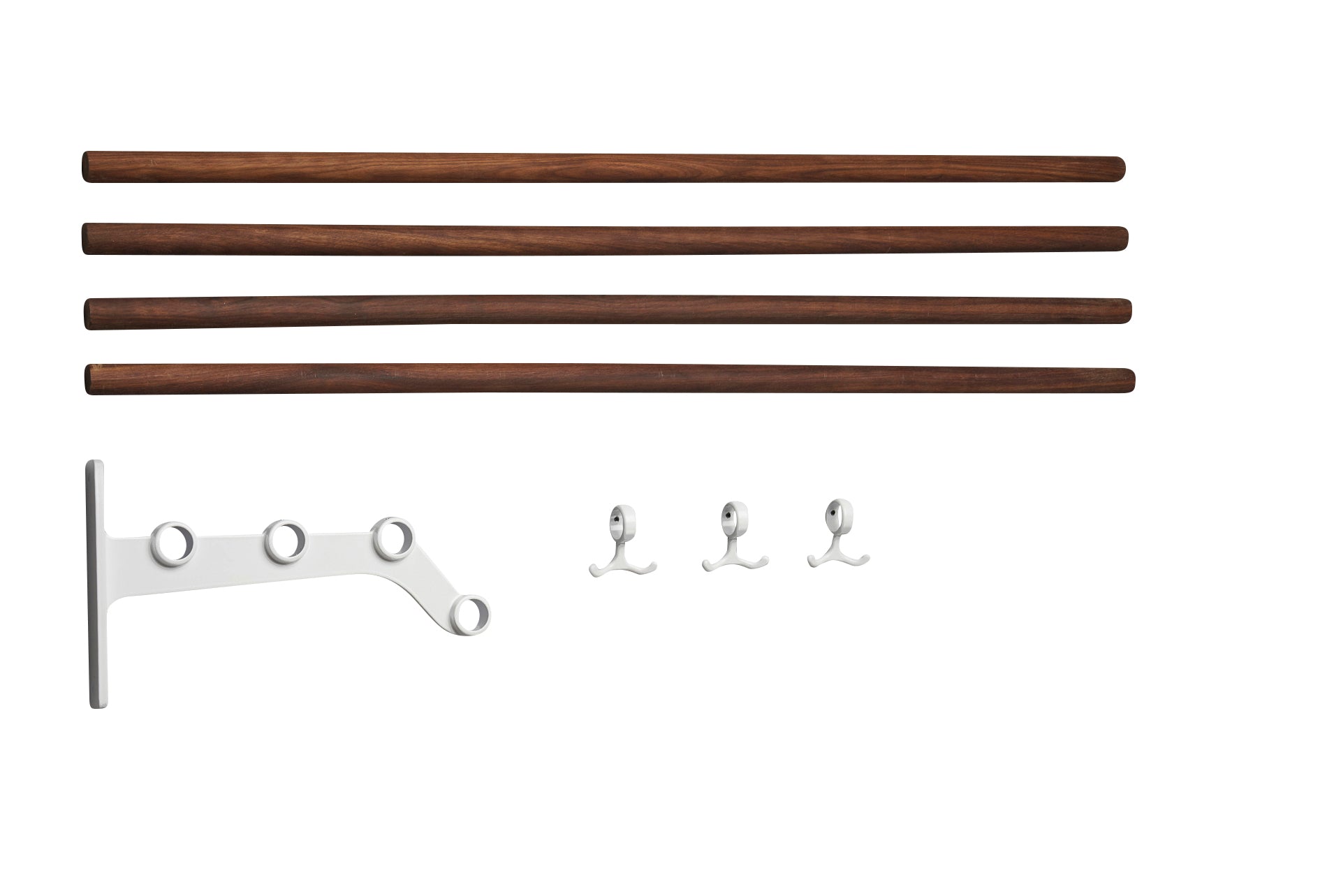 [product_category]-Essem Design Extension Part For Nostalgi 291 Hattehylde Walnut, White-Essem Design-7392157018186-085291-ESS-1
