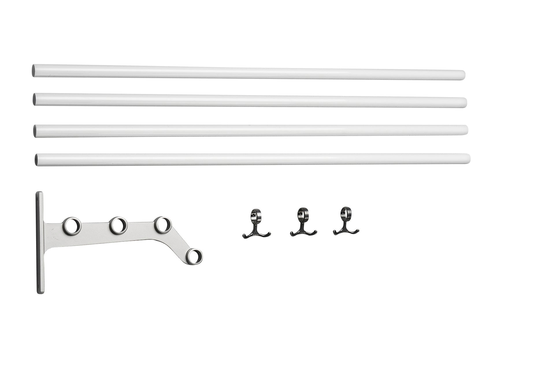 [product_category]-Essem Design Extension Part For Nostalgi 291 Hattehylde, White/Aluminium-Essem Design-7392157018018-045291-ESS-1