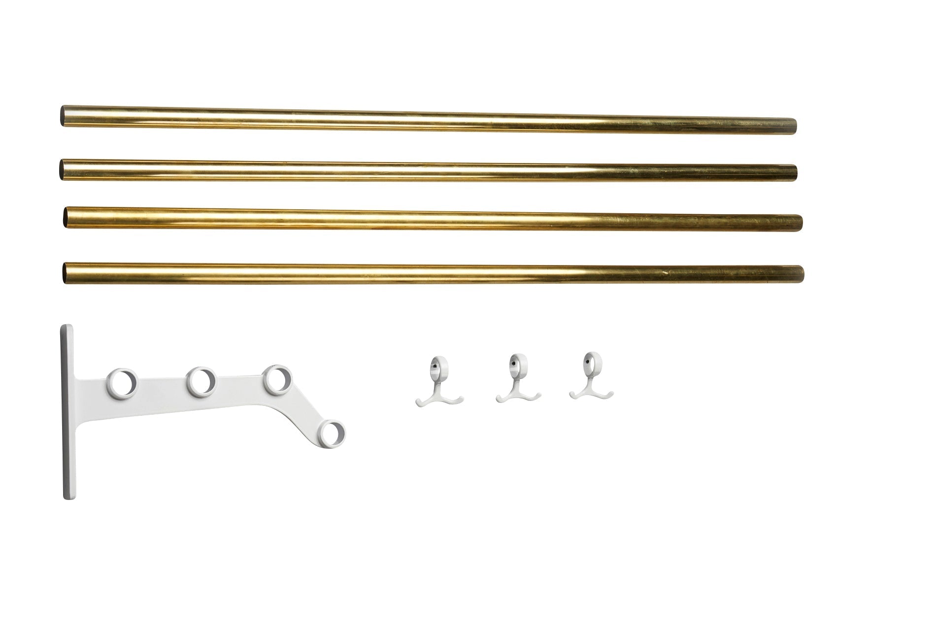 [product_category]-Essem Design Extension Part For Nostalgi 291 Hattehylde, White/Brass-Essem Design-7392157018063-071291-ESS-1