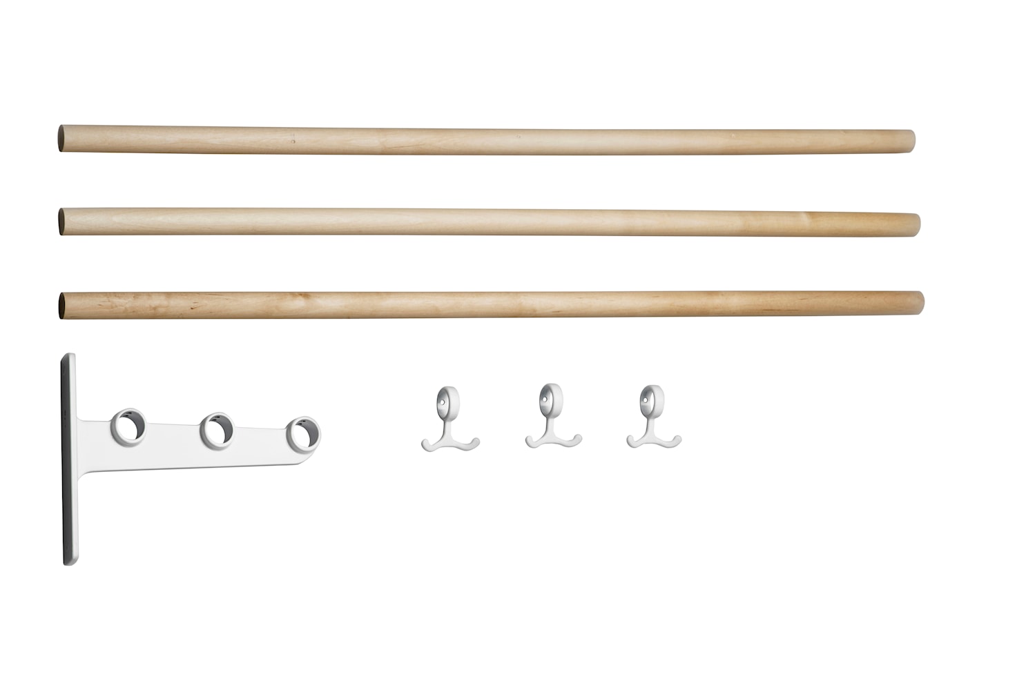 [product_category]-Essem Design Extension Part For Nostalgi Hat Shelf/Shoe Rack Birch, White-Essem Design-7392157003397-039-ESS-1