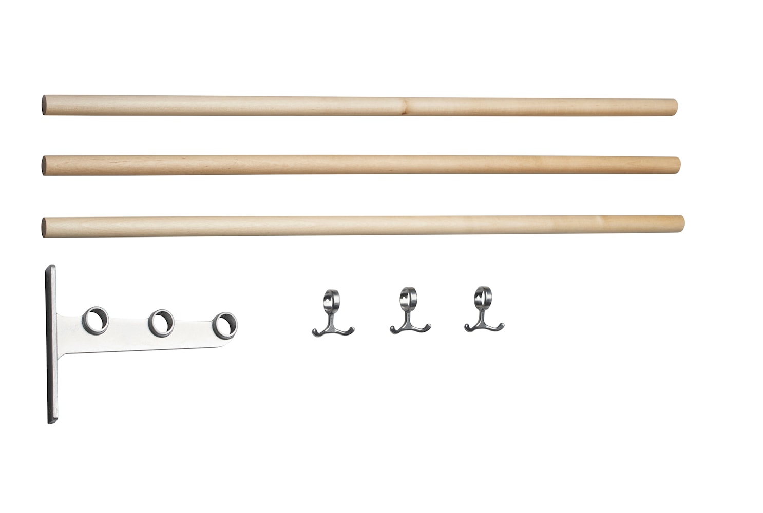 [product_category]-Essem Design Extension Part For Nostalgi Hat Shelf/Shoe Rack, Birch/Aluminium-Essem Design-7392157000549-018-ESS-1