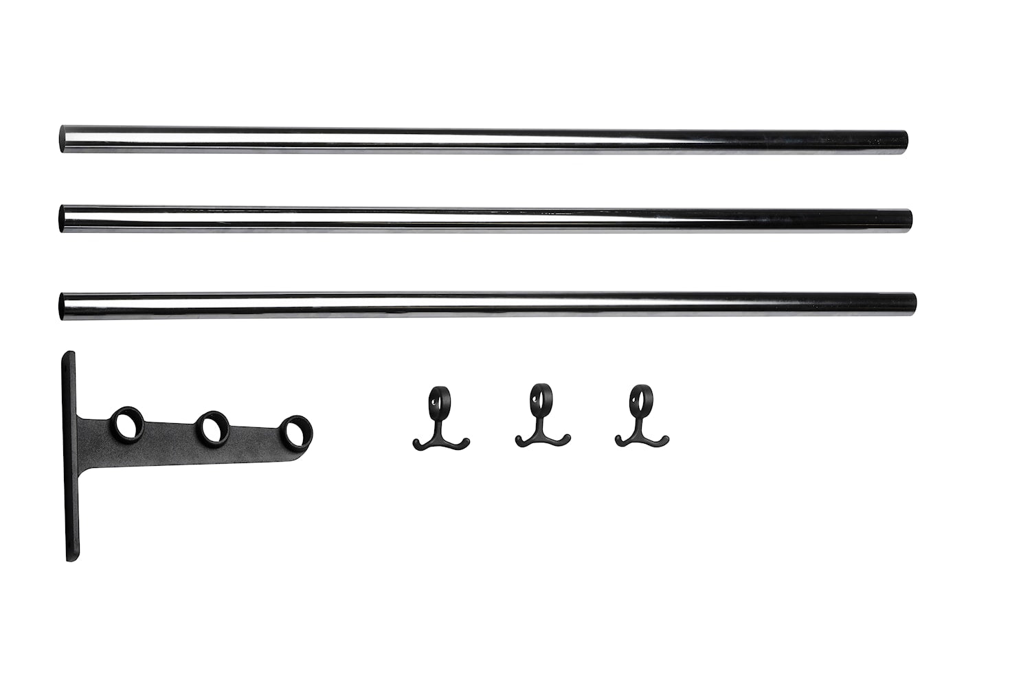 [product_category]-Essem Design Extension Part For Nostalgi Hat Shelf/Shoe Rack, Black/Chrome-Essem Design-7392157000600-024-ESS-1