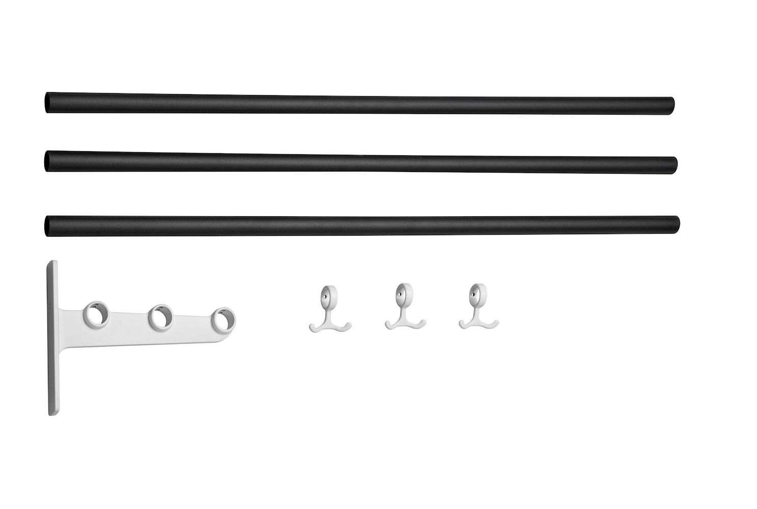 [product_category]-Essem Design Extension Part For Nostalgi Hat Shelf/Shoe Rack, Black/White-Essem Design-7392157001256-036-ESS-1