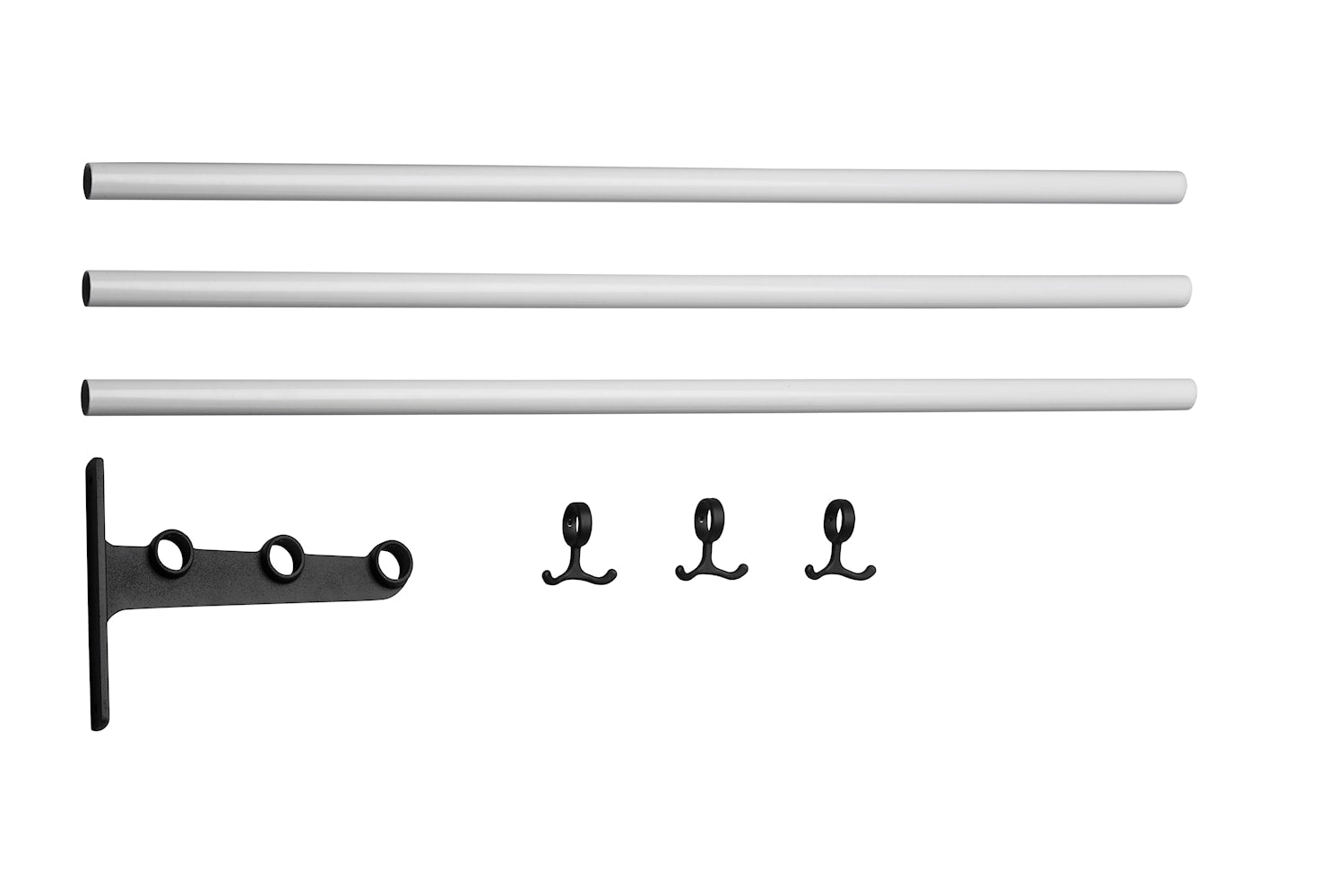[product_category]-Essem Design Extension Part For Nostalgi Hat Shelf/Shoe Rack, White/Black-Essem Design-7392157004240-047-ESS-1