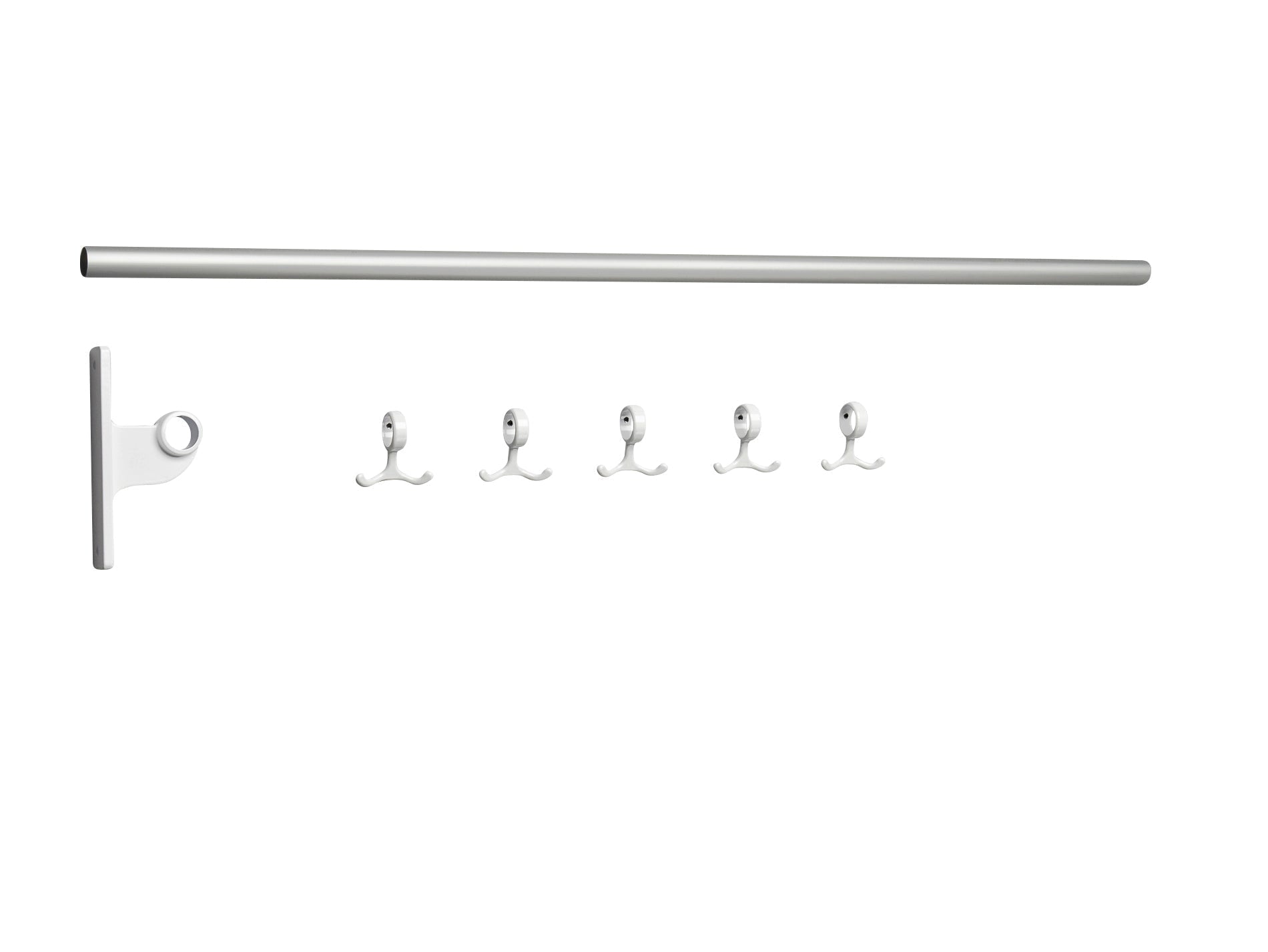 [product_category]-Essem Design Extension Part For Nostalgi Hook Bar Aluminium, White-Essem Design-7392157004639-032 K-ESS-1