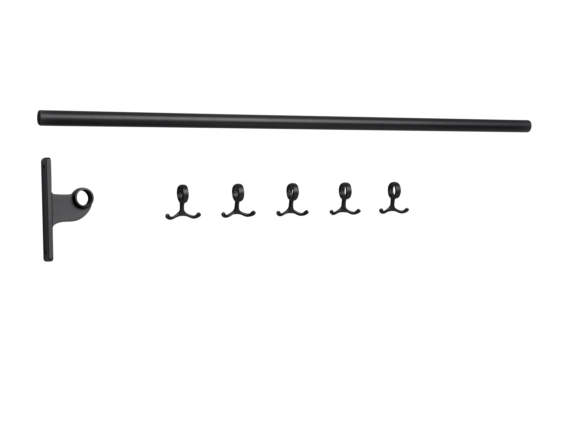 [product_category]-Essem Design Extension Part For Nostalgi Hook Bar, Black-Essem Design-7392157004684-004 K-ESS-1