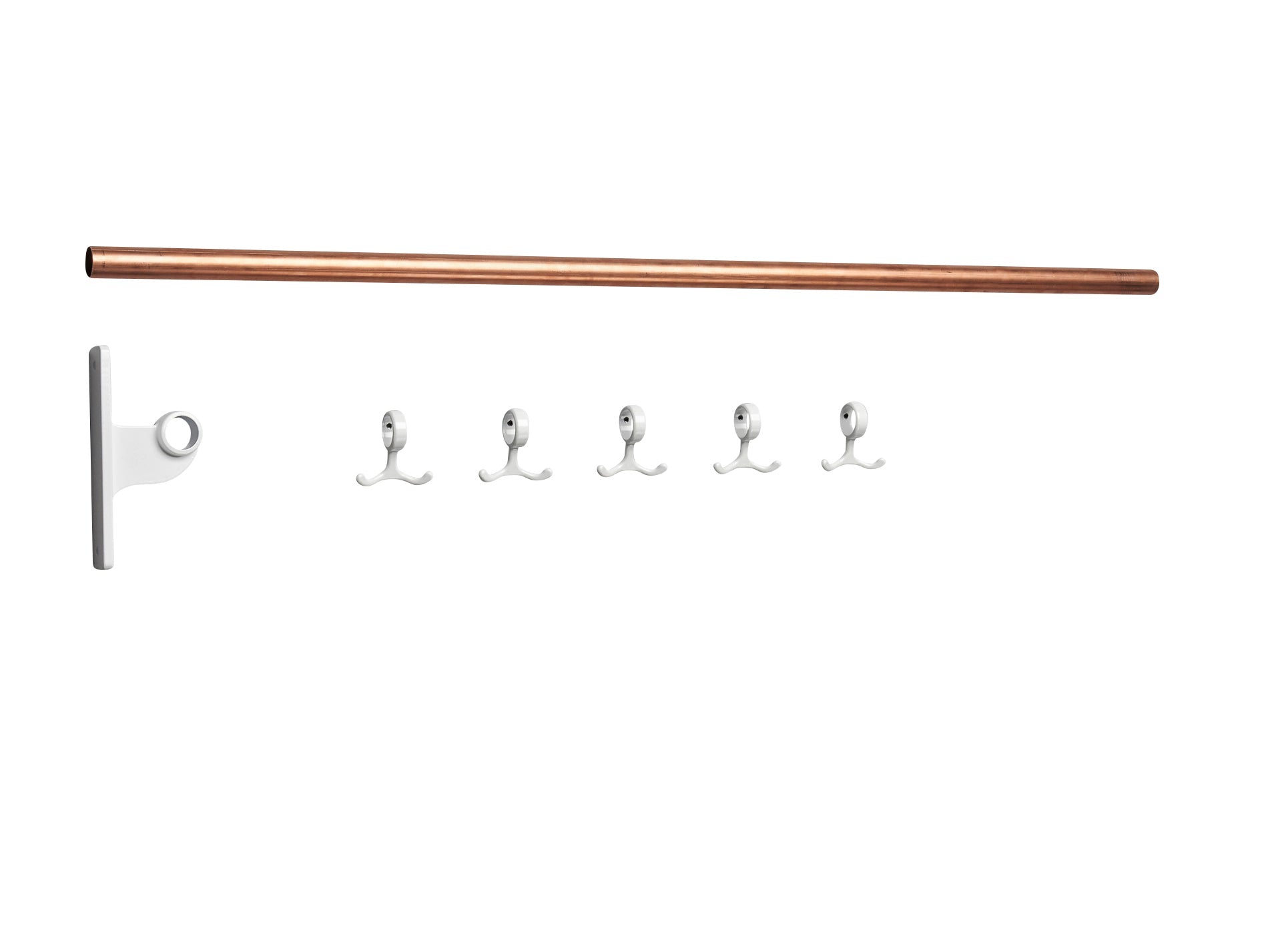 [product_category]-Essem Design Extension Part For Nostalgi Hook Bar Copper, White-Essem Design-7392157004776-075 K-ESS-1