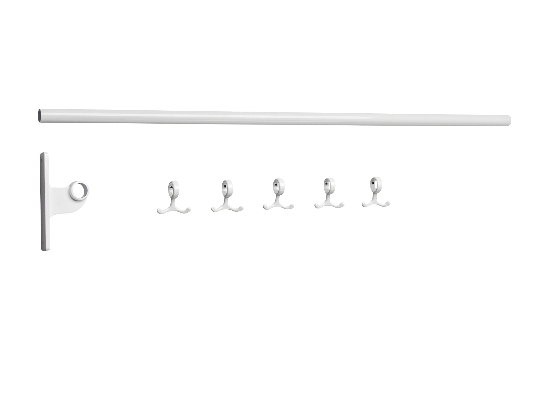 [product_category]-Essem Design Extension Part For Nostalgi Hook Bar, White-Essem Design-7392157004738-043 K-ESS-1