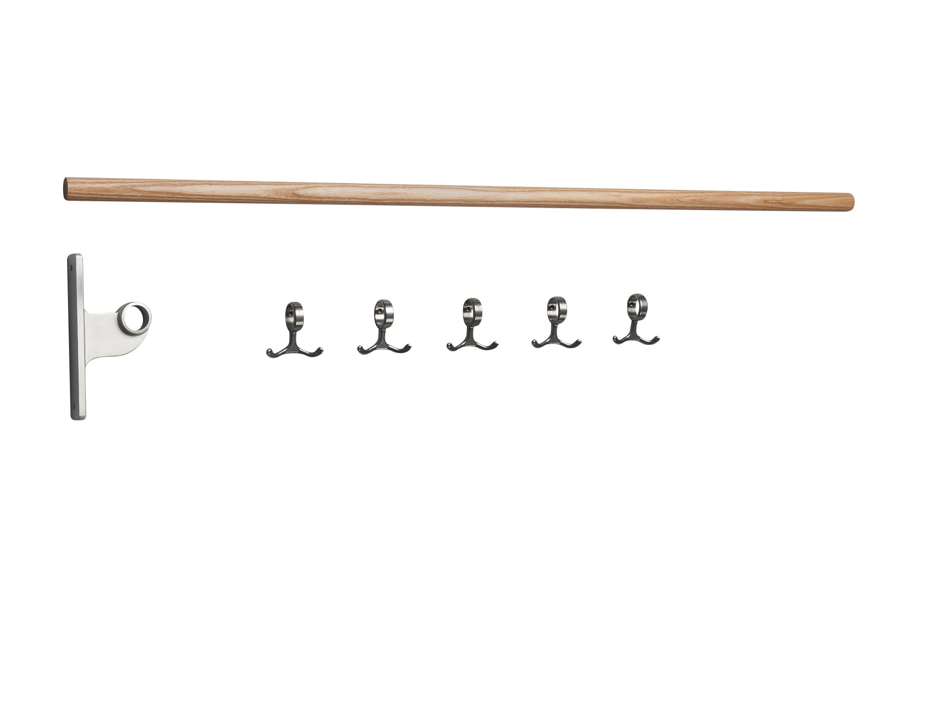 [product_category]-Essem Design Extension Part For Nostalgi Hook Strip, Ash/Aluminium-Essem Design-7392157030515-090 K-ESS-1