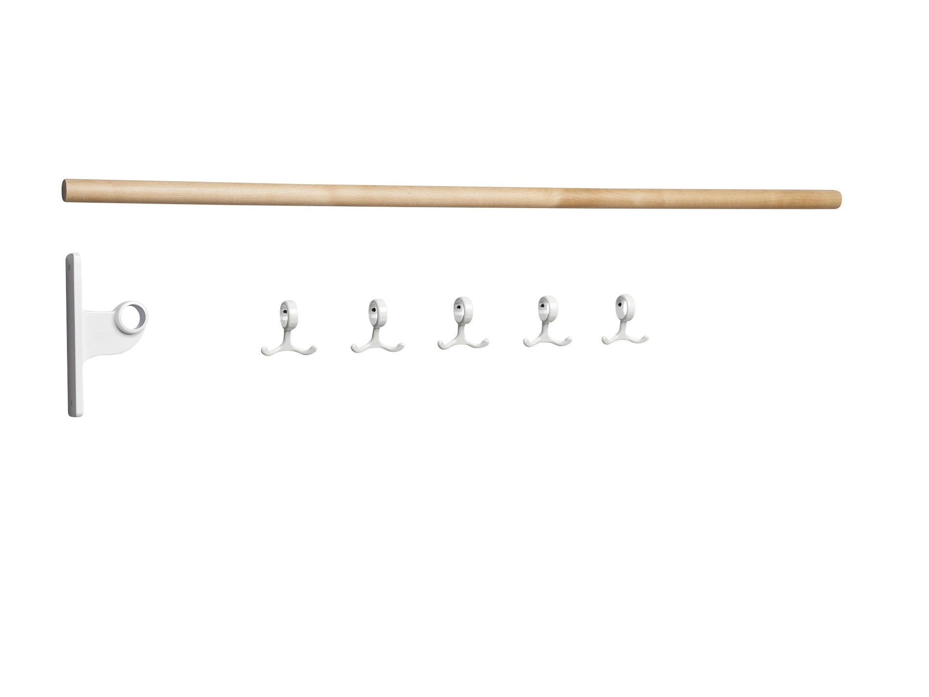 [product_category]-Essem Design Extension Part For Nostalgi Hook Strip Birch, White-Essem Design-7392157004608-039 K-ESS-1