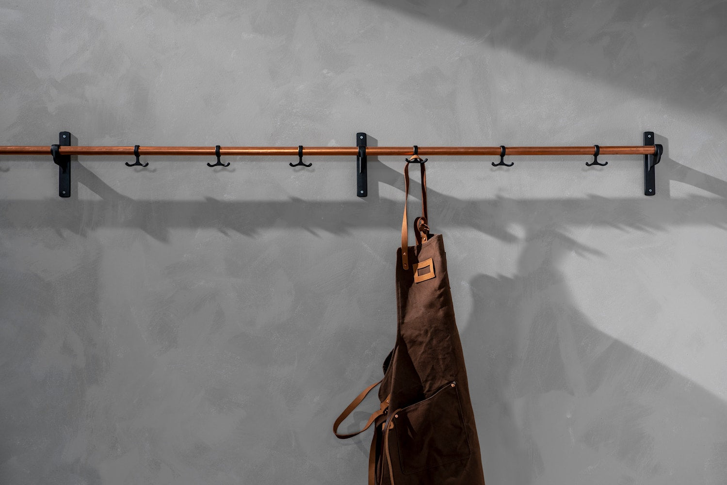 [product_category]-Essem Design Extension Part For Nostalgi Hook Strip Walnut, White-Essem Design-7392157030478-085 K-ESS-2