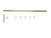 Essem Design Extension Part For Nostalgi Hook Strip, White/Brass