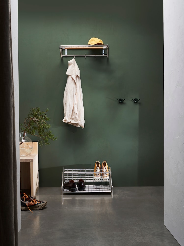 [product_category]-Essem Design Funk Hat Shelf Stainless Steel/Oak, 122 Cm-Essem Design-7392157030843-50015-ESS-2
