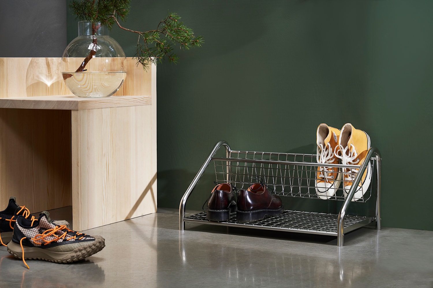 [product_category]-Essem Design Funk Shoe Rack Stainless Steel, 122 Cm-Essem Design-7392157017226-50036-ESS-3