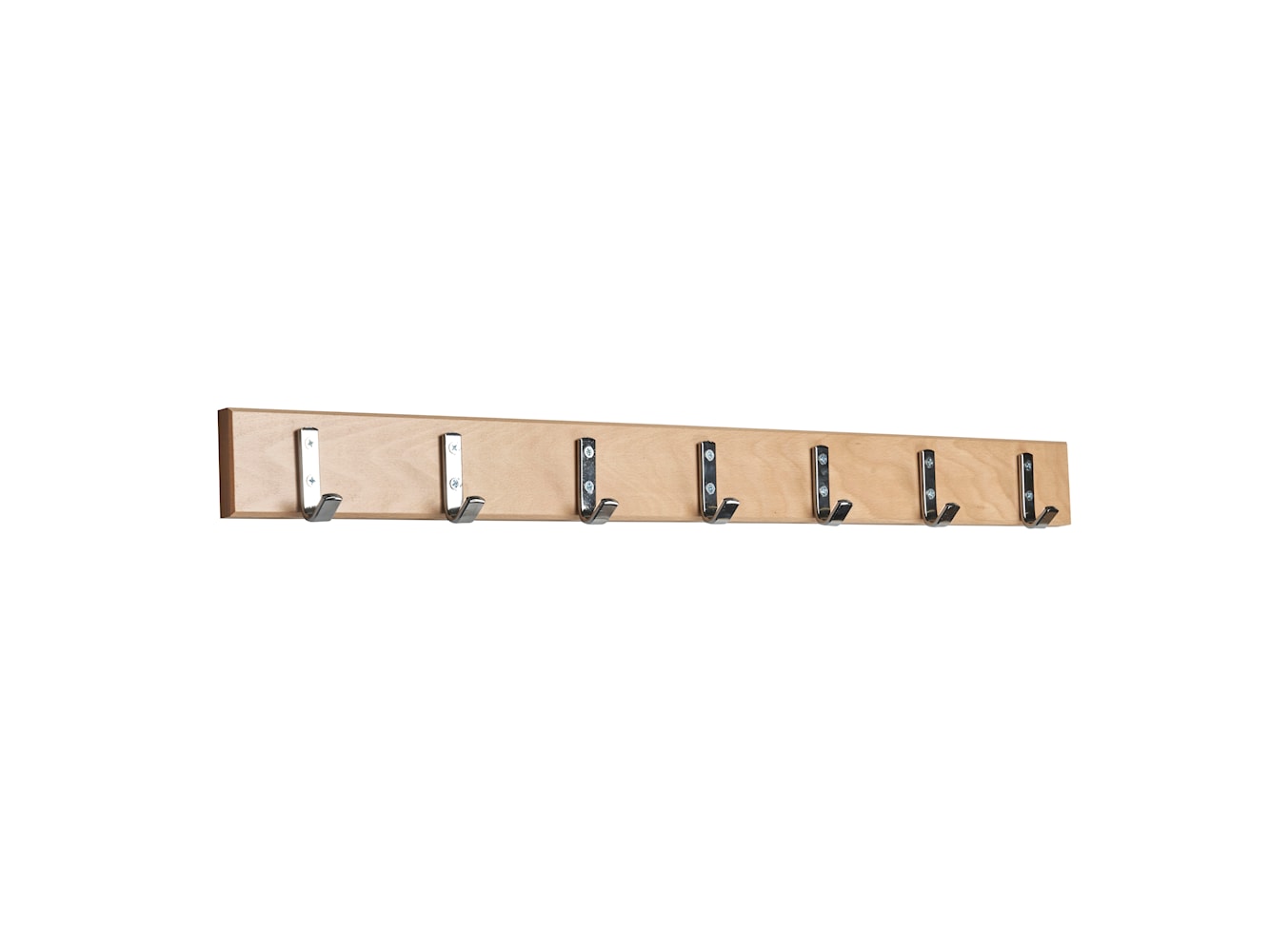 [product_category]-Essem Design Hook Strip 1 Hook Strip Beech 105 Cm, Chrome-Essem Design-7392157014966-4001-105 B/K-ESS-1