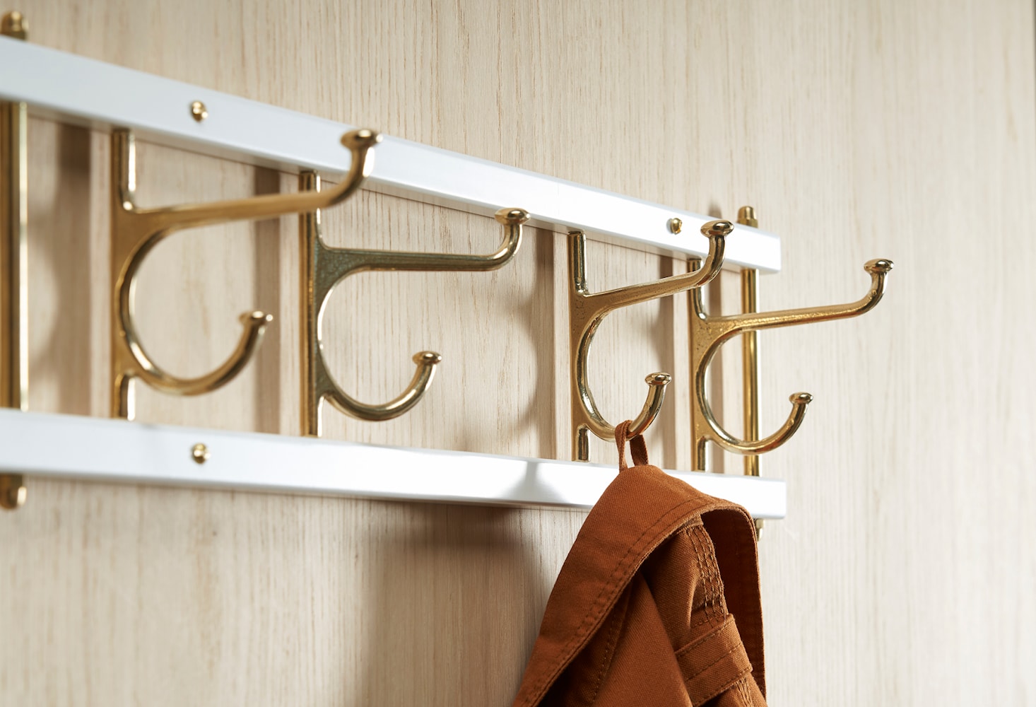 [product_category]-Essem Design Maxi 4 Decorative Hook Strip, White/Brass-Essem Design-7392157000082-50025-ESS-3