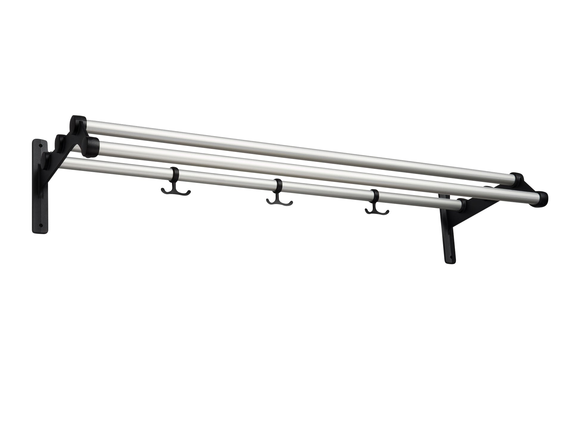 [product_category]-Essem Design Nostalgi 291 Hat Shelf Aluminium, Black-Essem Design-7392157017790-027291-ESS-1