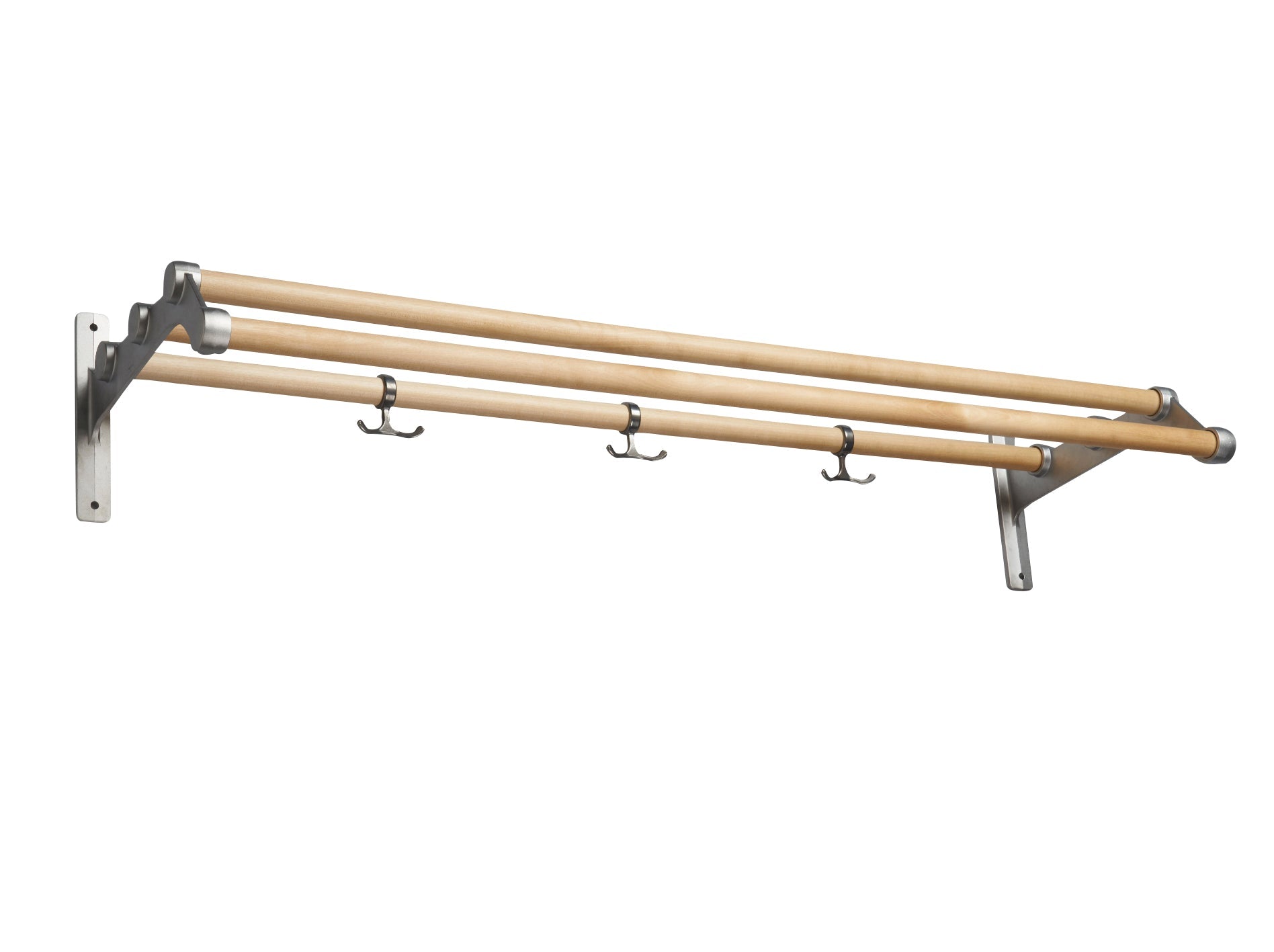 [product_category]-Essem Design Nostalgi 291 Hat Shelf, Birch/Aluminium-Essem Design-7392157017646-017291-ESS-1