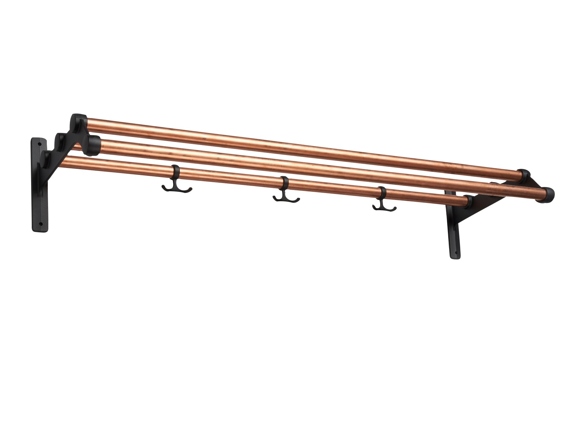 [product_category]-Essem Design Nostalgi 291 Hat Shelf Copper, Black-Essem Design-7392157018117-076291-ESS-1