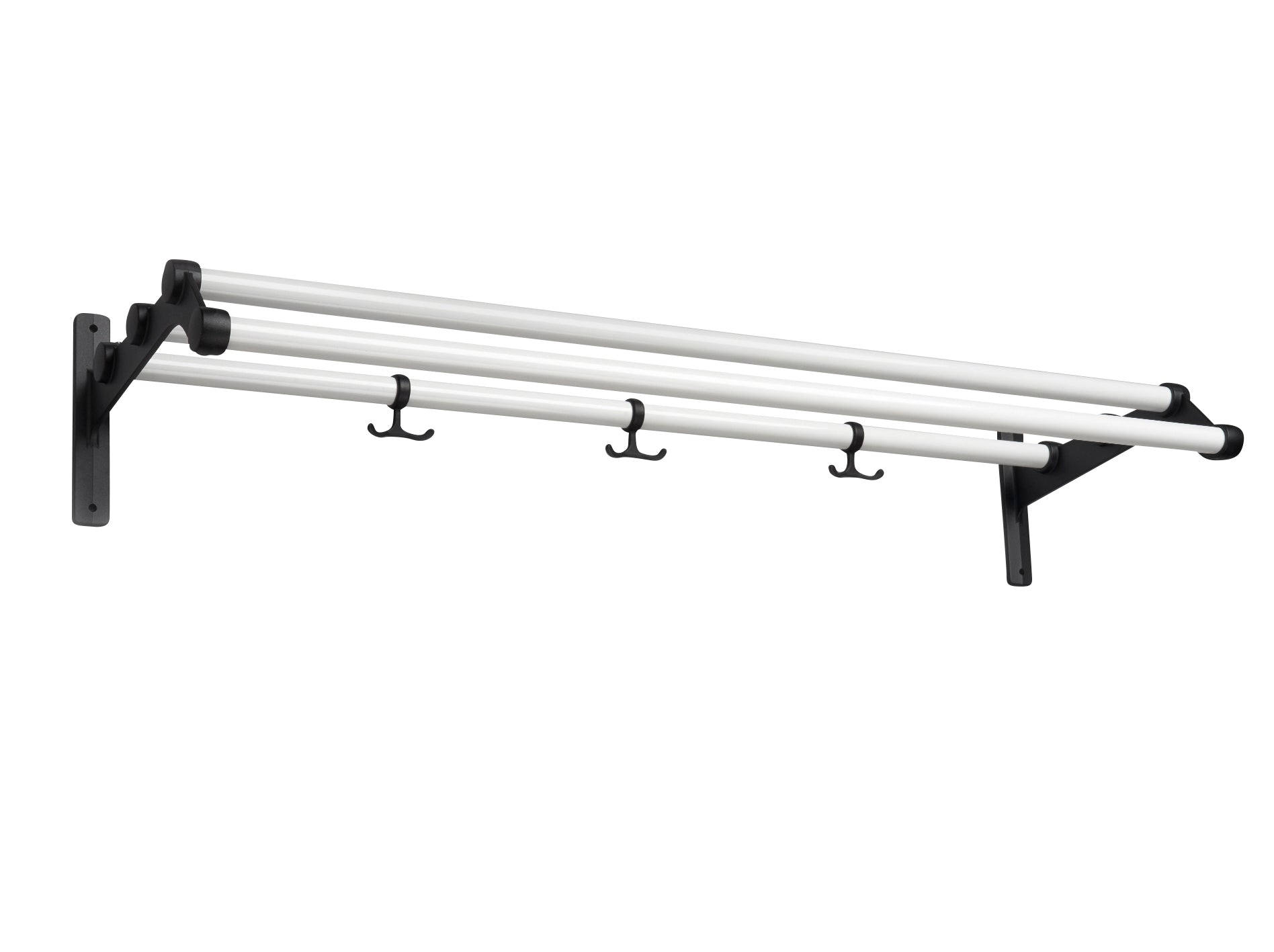 [product_category]-Essem Design Nostalgi 291 Hat Shelf, White/Black-Essem Design-7392157018025-046291-ESS-1