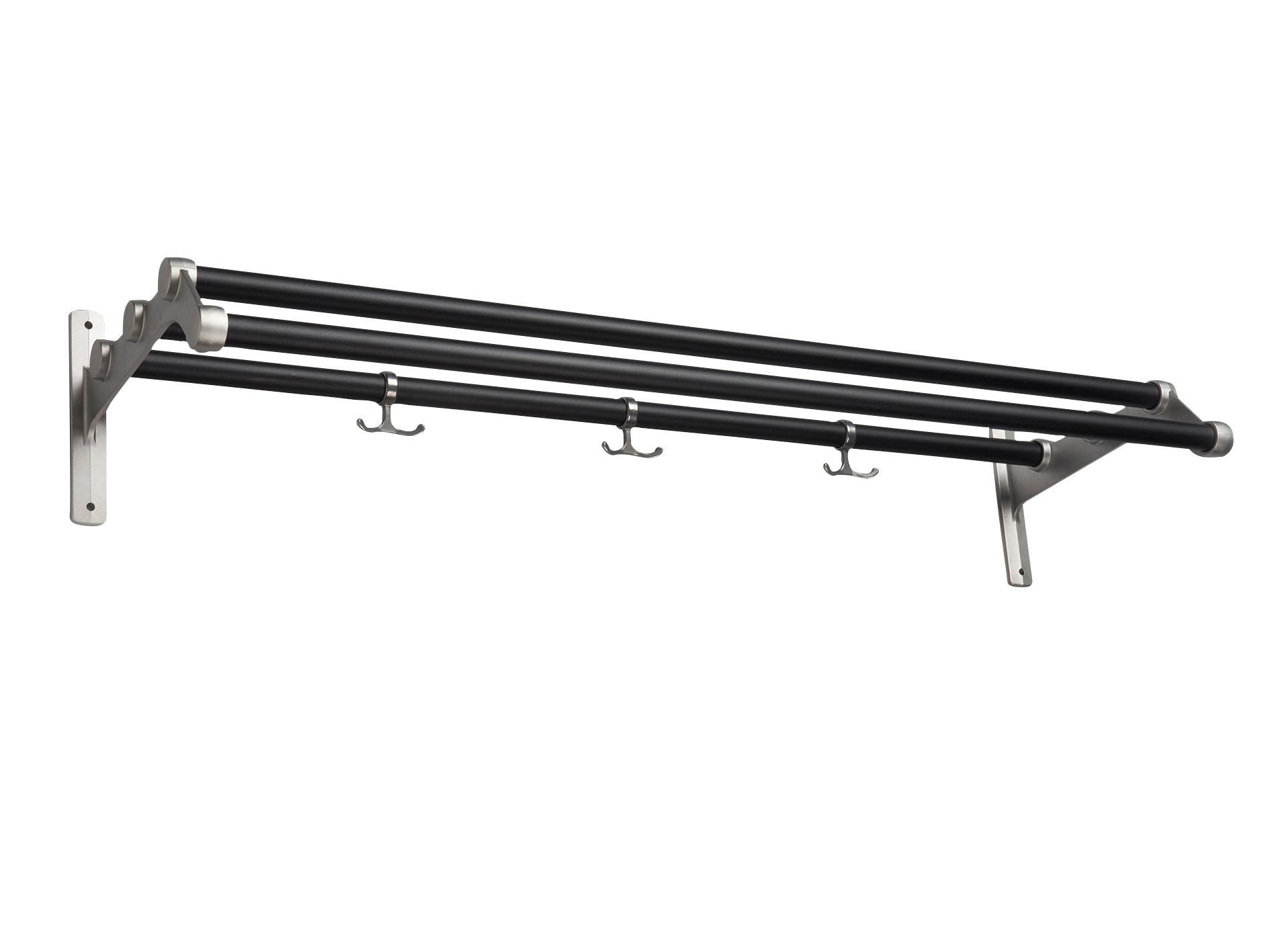 [product_category]-Essem Design Nostalgi 291 Parcel Shelf, Sort/Aluminium-Essem Design-7392157017561-009291-ESS-1
