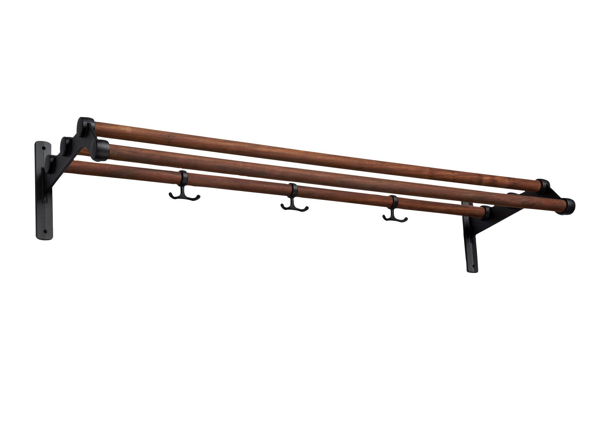 [product_category]-Essem Design Nostalgi 291 Parcel Shelf Walnut, Black-Essem Design-7392157018155-082291-ESS-1
