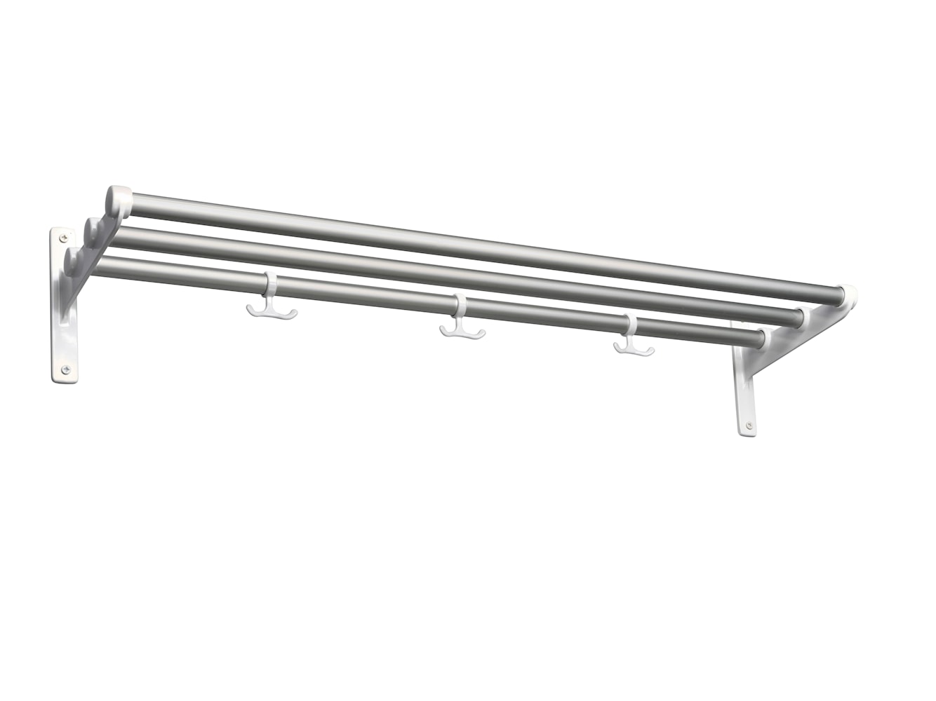 [product_category]-Essem Design Nostalgi Hat Shelf/Shoe Rack Aluminium, White-Essem Design-7392157001058-031-ESS-1
