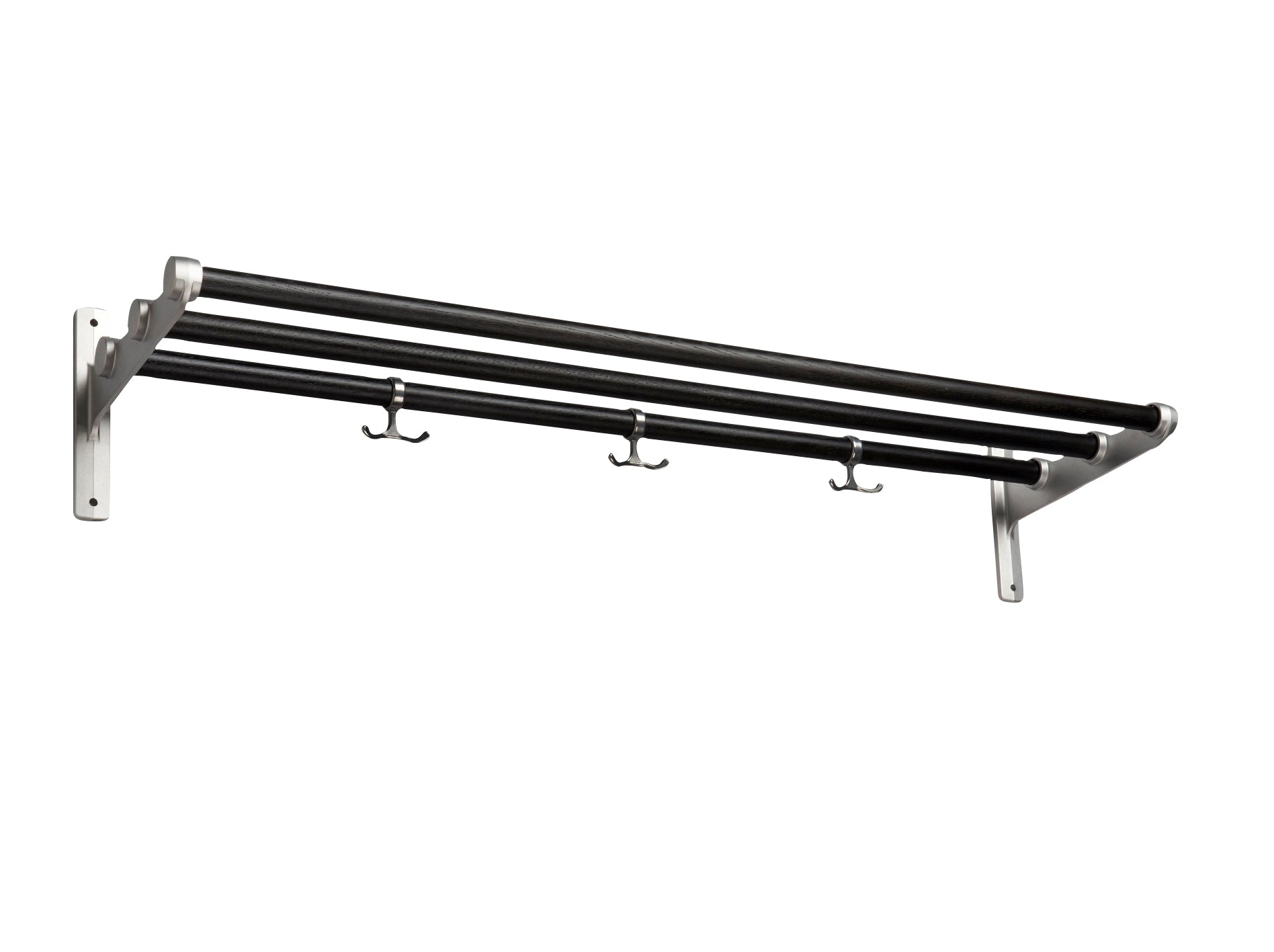 [product_category]-Essem Design Nostalgi Hat Shelf/Shoe Rack Oak, Black Stained-Essem Design-7392157018605-013-ESS-1