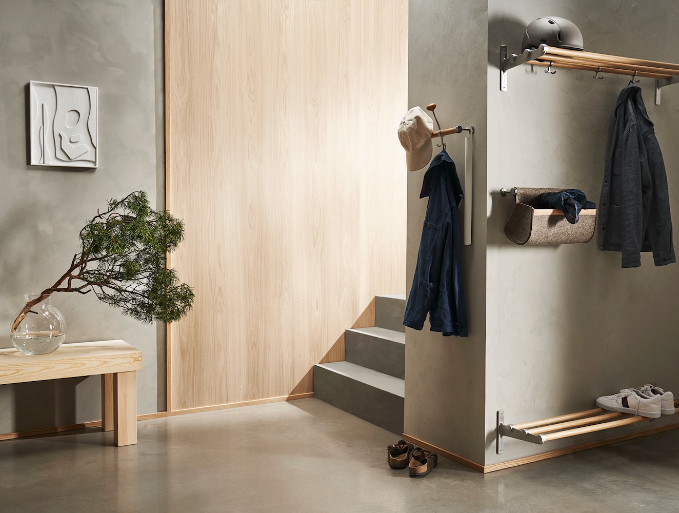 [product_category]-Essem Design Nostalgi Hat Shelf/Shoe Rack, Oak-Essem Design-7392157000570-021-ESS-26
