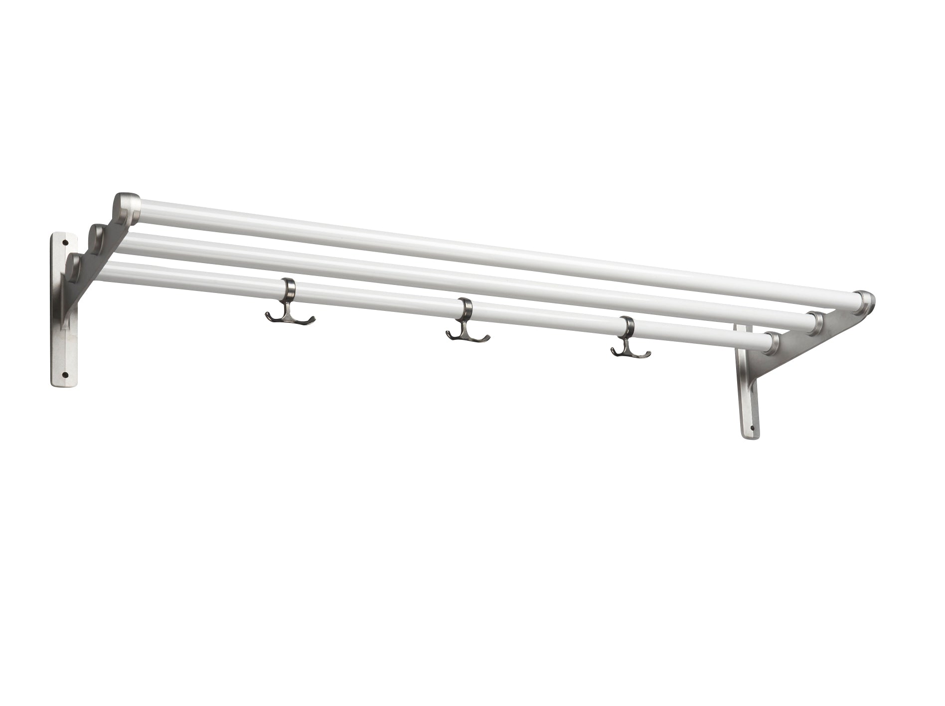 [product_category]-Essem Design Nostalgi Hat Shelf/Shoe Rack, White/Aluminium-Essem Design-7392157003540-044-ESS-1