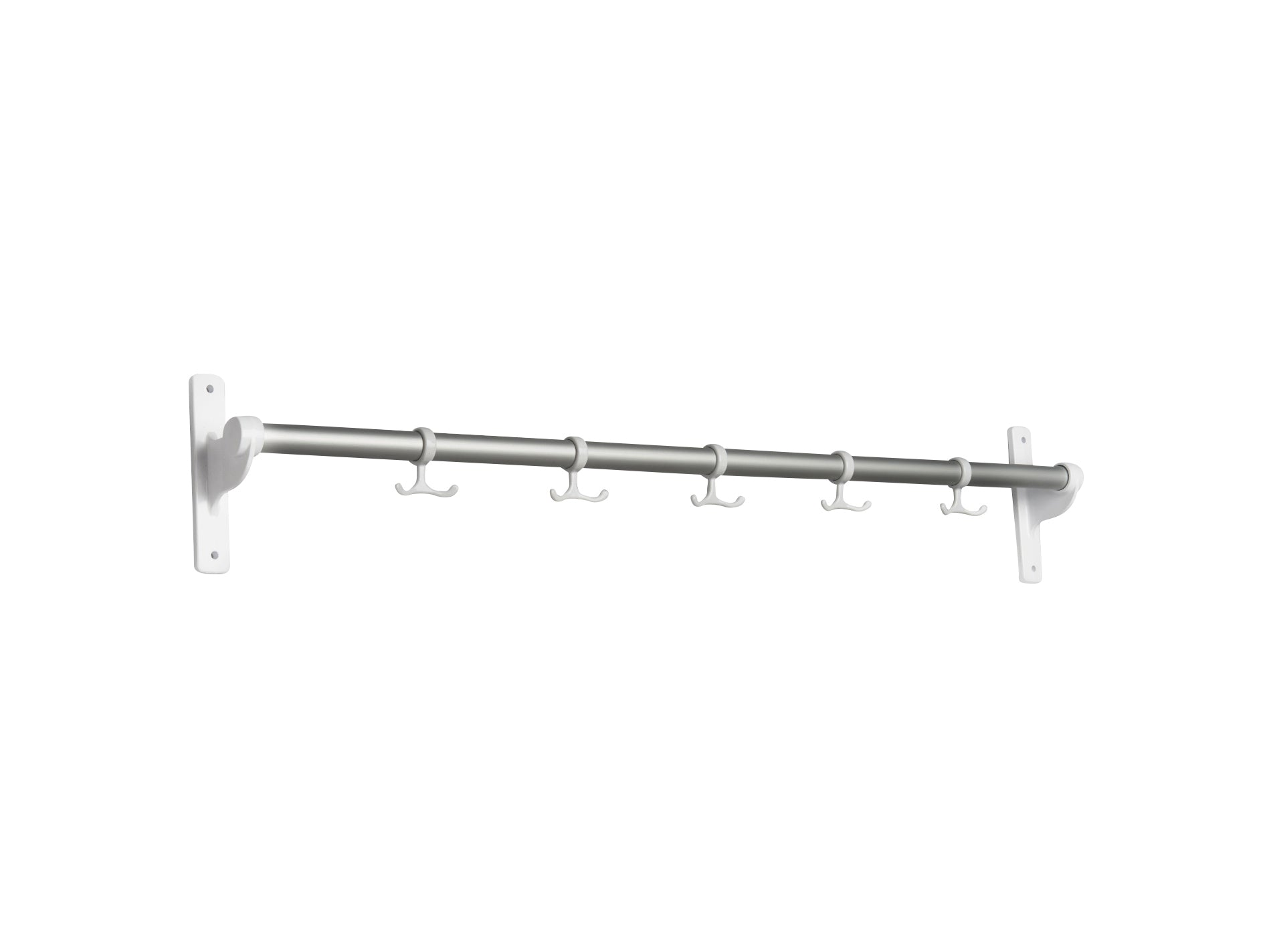 [product_category]-Essem Design Nostalgi Hook Bar, Aluminium/White-Essem Design-7392157004394-031 K-ESS-1
