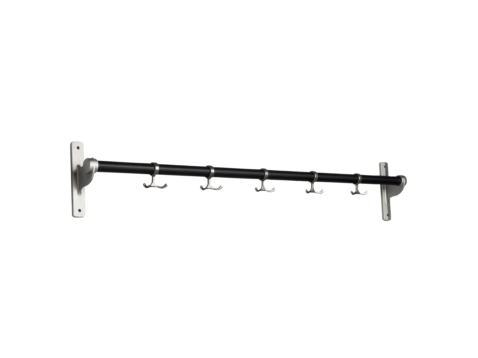 [product_category]-Essem Design Nostalgi Hook Bar, Black/Aluminium-Essem Design-7392157004431-009 K-ESS-1