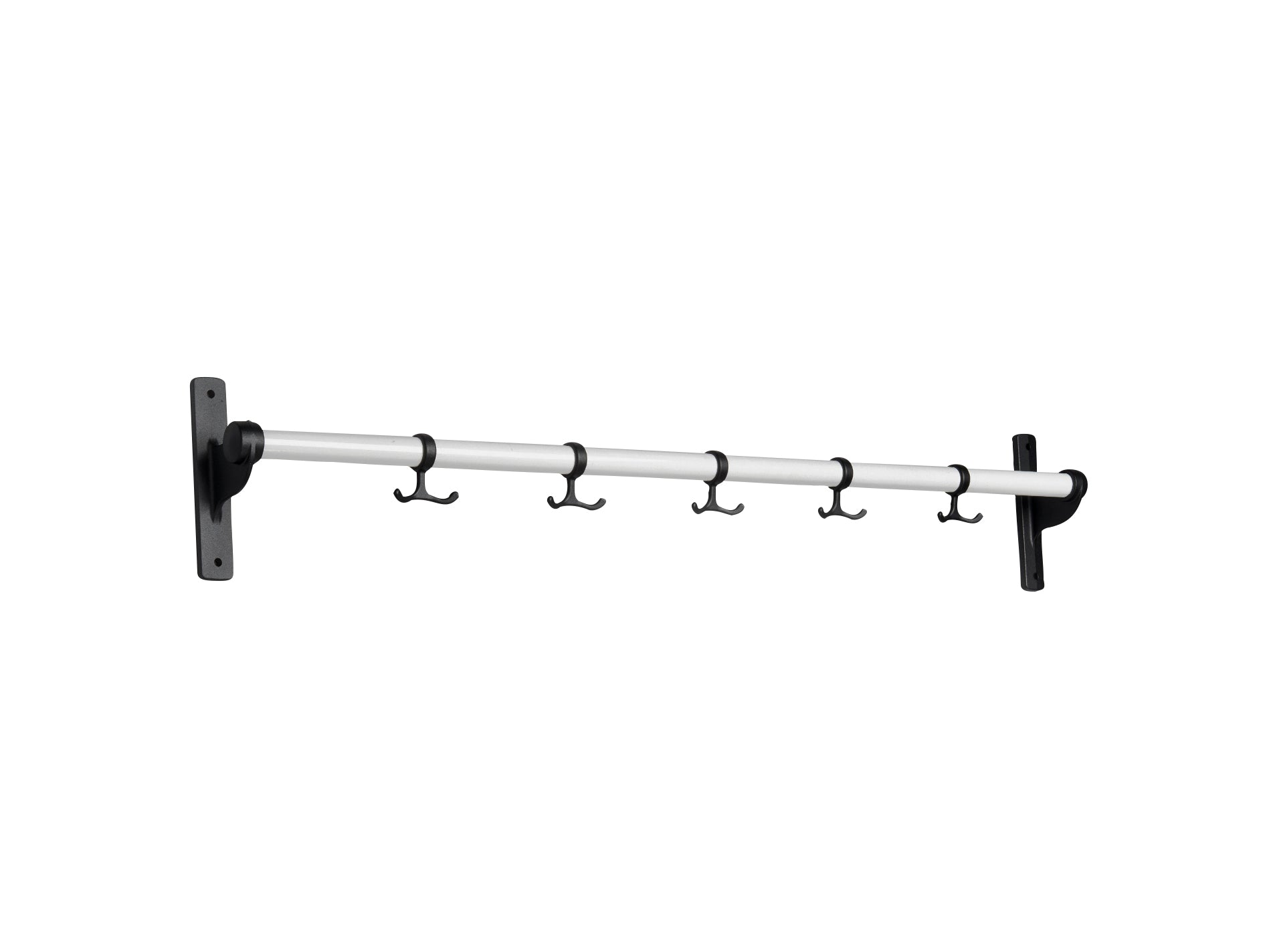 [product_category]-Essem Design Nostalgi Hook Bar, White/Black-Essem Design-7392157004479-046 K-ESS-1