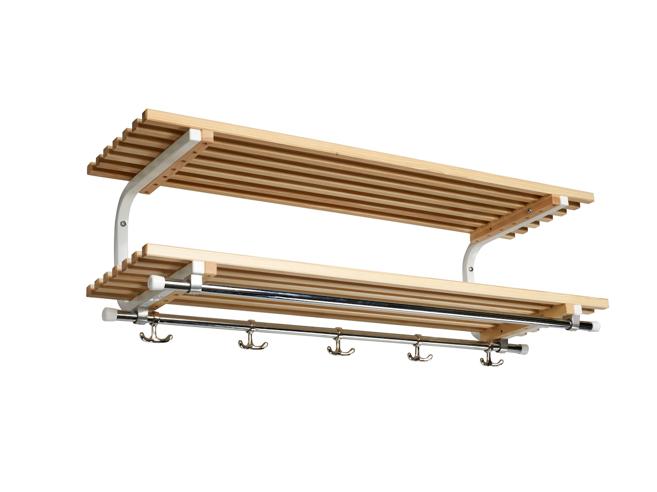 [product_category]-Essem Design Sara Hat Shelf Pine 100 Cm, White-Essem Design-7392157018834-101V-100 F/V-ESS-1