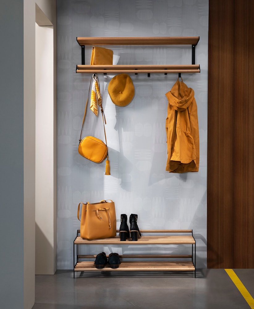 [product_category]-Essem Design Tambourine Hat Shelf Oak 100 Cm, Black Stained-Essem Design-7392157017455-50044-ESS-5