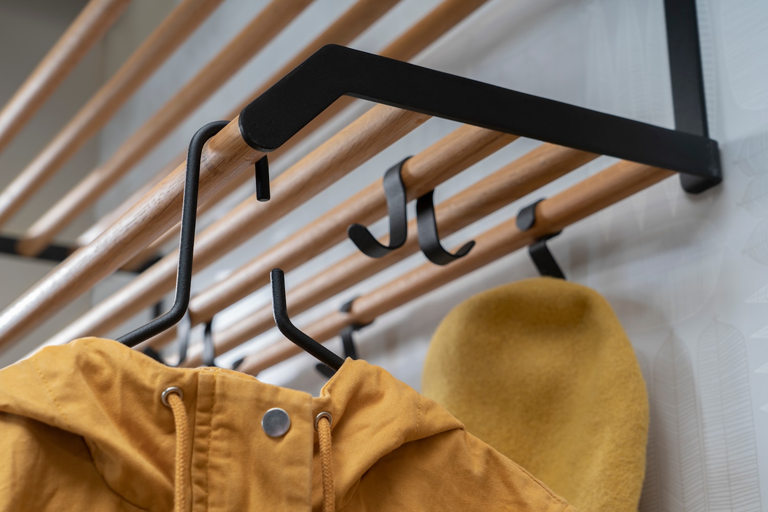 [product_category]-Essem Design Tambourine Hat Shelf Oak 60 Cm, Black Stained-Essem Design-7392157017486-50046-ESS-6