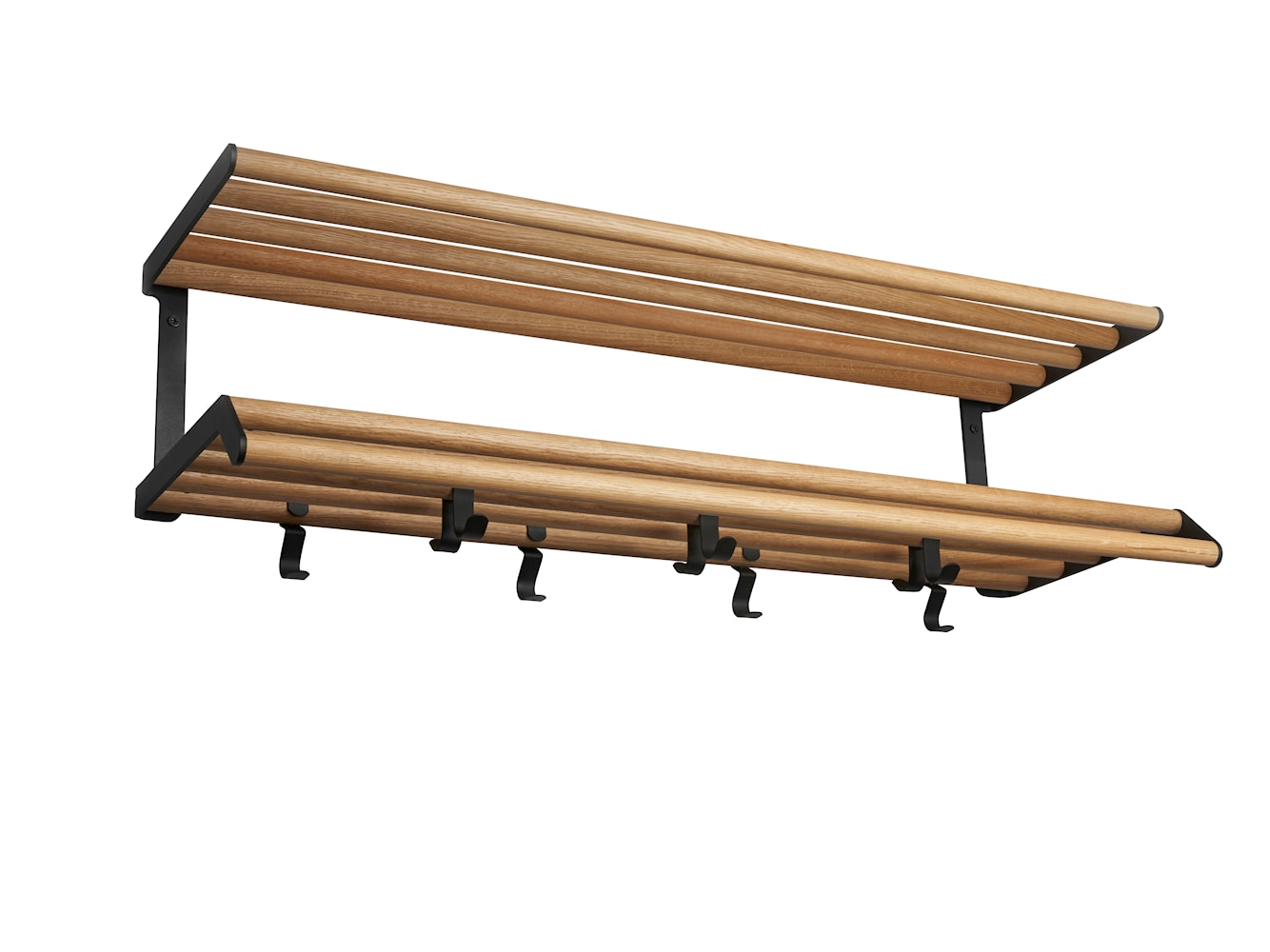 [product_category]-Essem Design Tambourine Parcel Shelf Oak 100 Cm, Black-Essem Design-7392157030706-50017-ESS-1