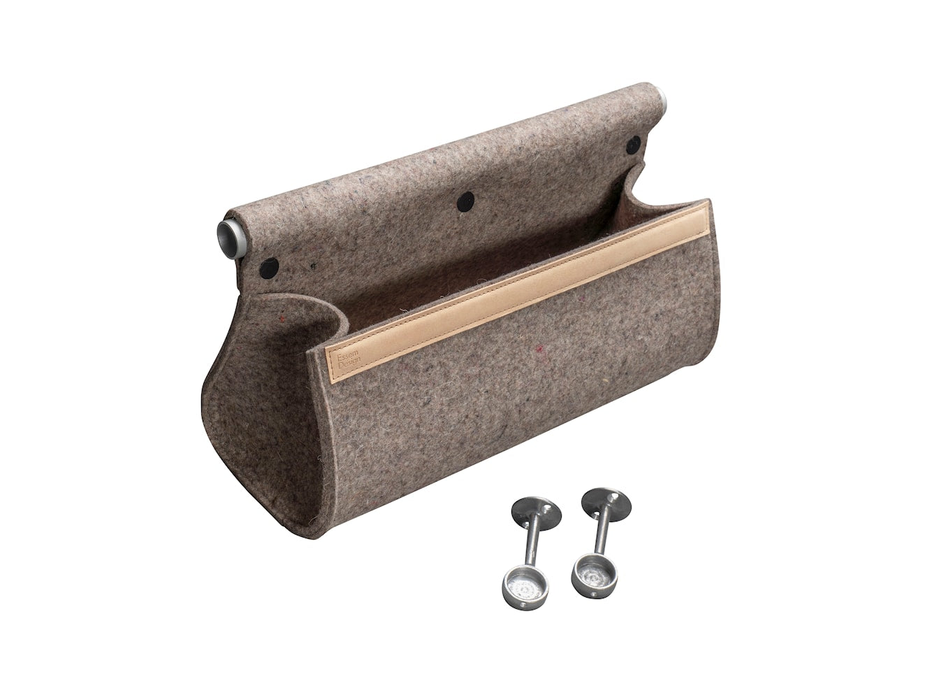 [product_category]-Essem Design Ulrika Storage Compartment, Natural Wool/Aluminium-Essem Design-7392157030959-50021-ESS-1