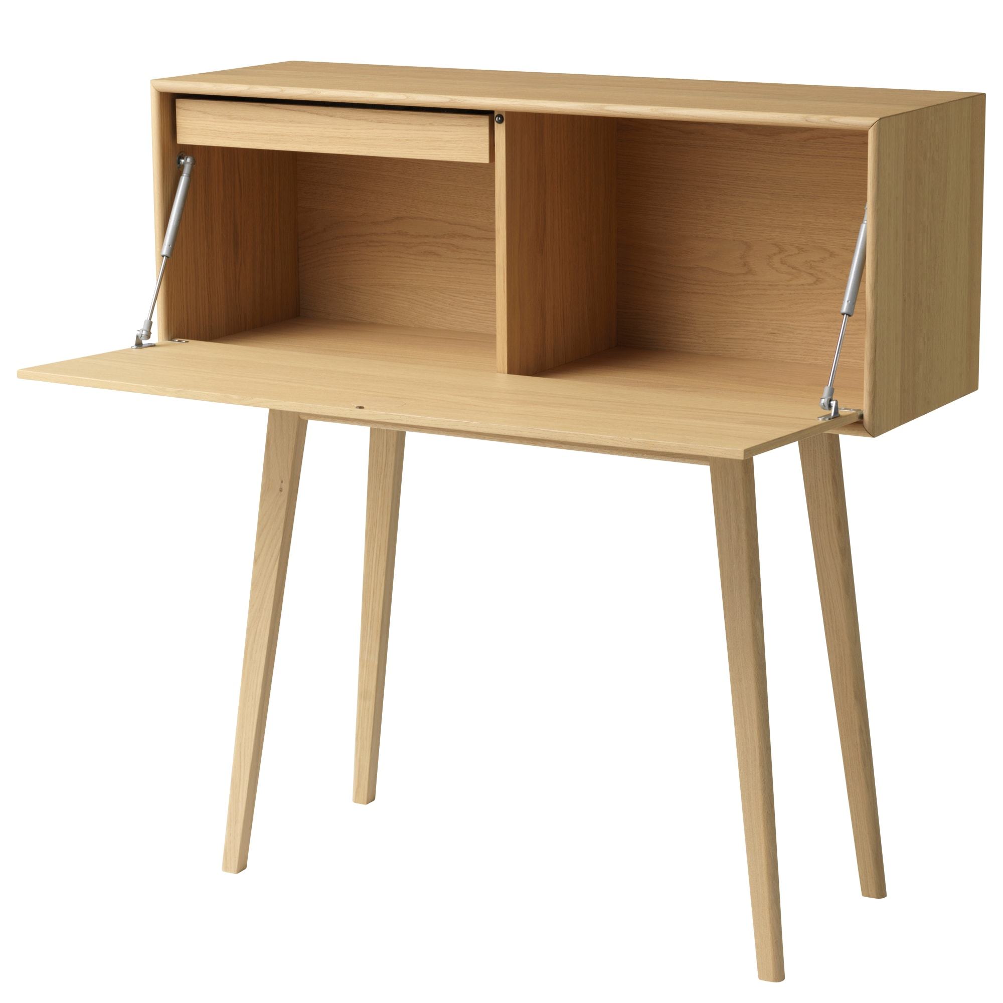 Fdb Møbler A84 Butlersekretær, Natural Oak