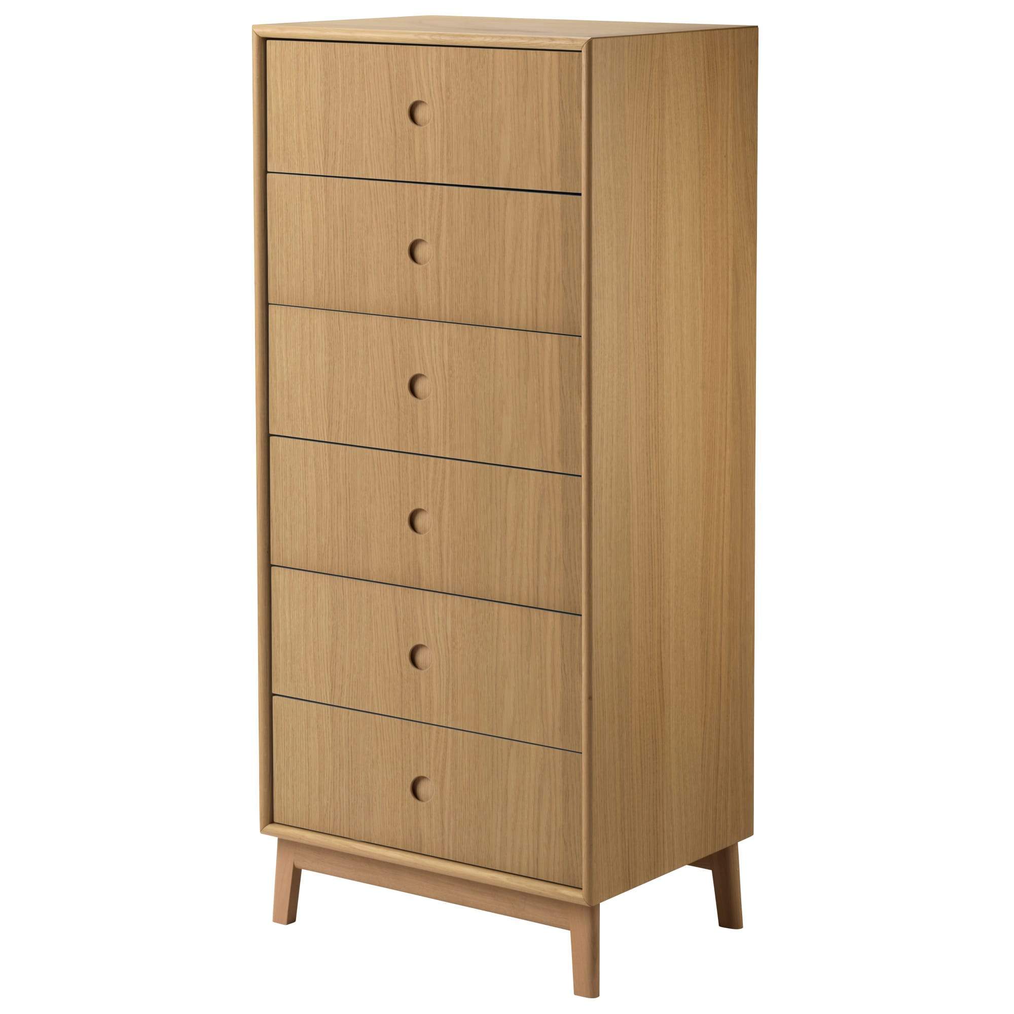 Fdb Møbler A87 Butler High Chest of skuffer, eg