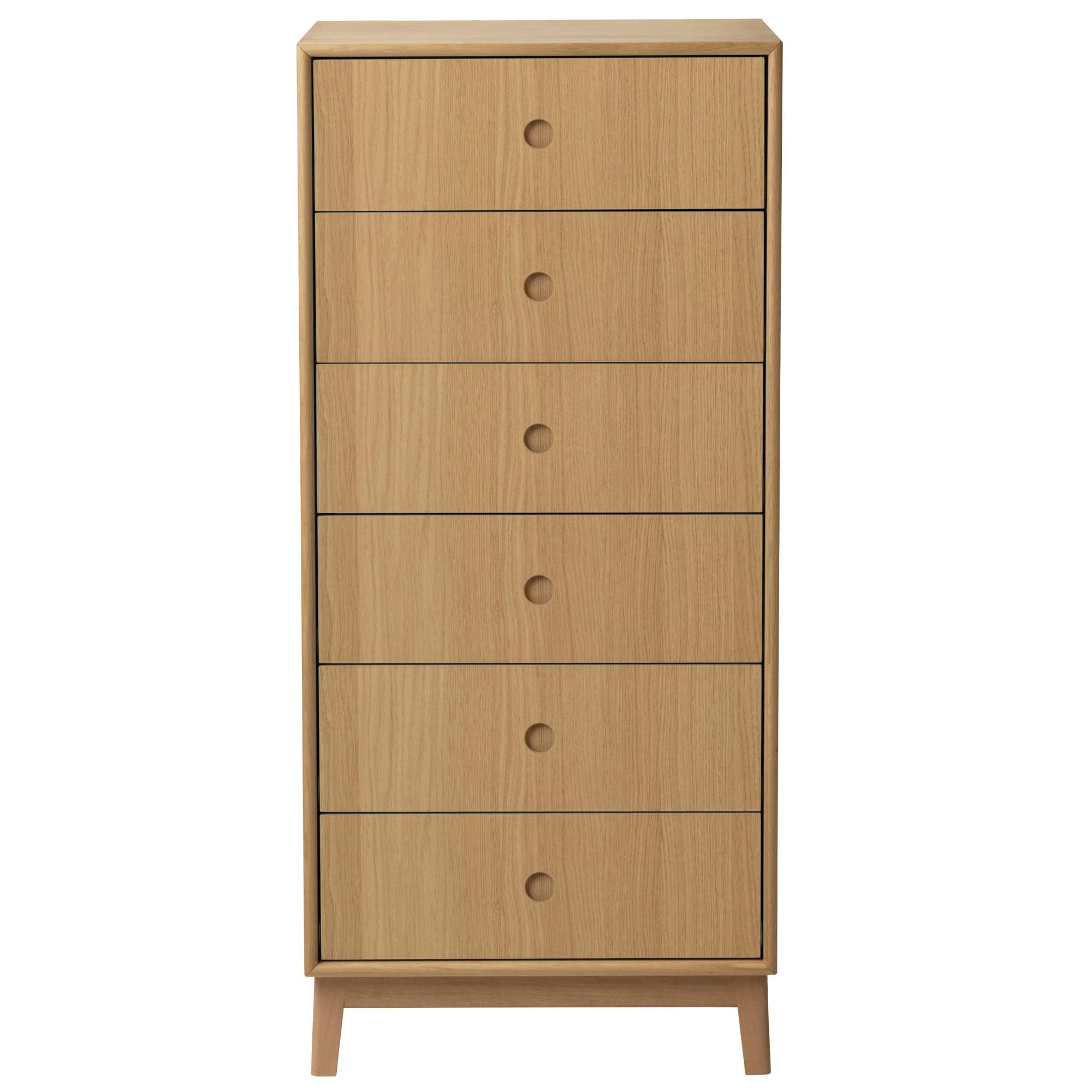 Fdb Møbler A87 Butler High Chest of skuffer, eg