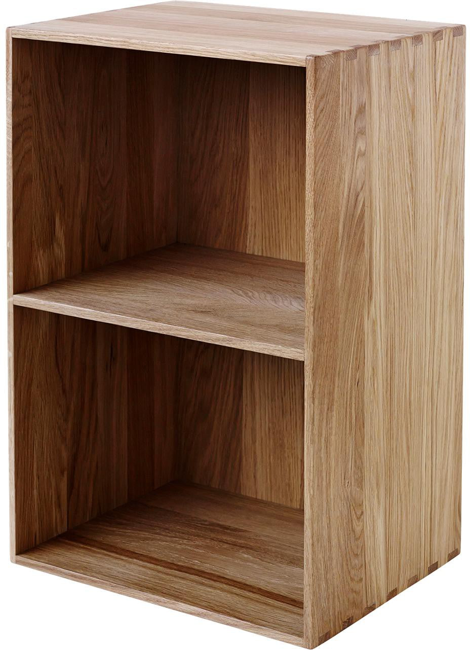 Fdb Møbler B98 Bookcase, Lacquered Oak, 36x54x28cm