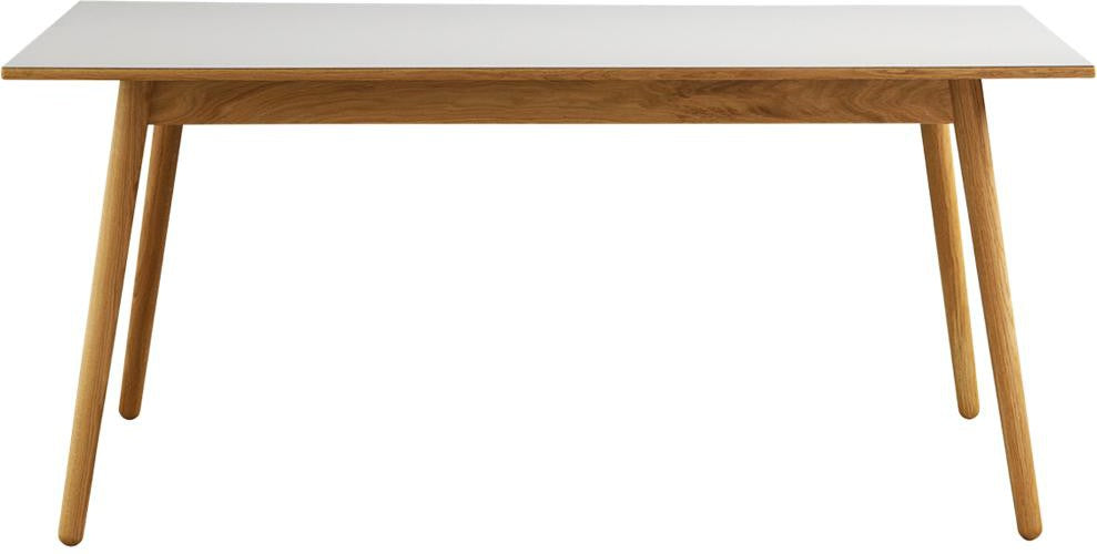 Fdb Møbler C35 B Dining Table For 6 Persons Beech, White Linoleum Top, 82x160cm
