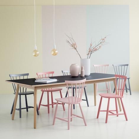 Fdb Møbler C35 B Dining Table For 6 Persons Beech, White Linoleum Top, 82x160cm