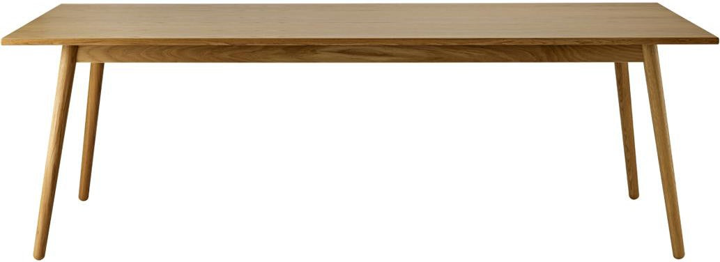 FDB Møbler C35 C Spisebord til 8 personer eg, naturlig, 95x220cm