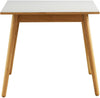 FDB Møbler C35 Spisebord Beech, White Linoleum Table Top, 82x82cm
